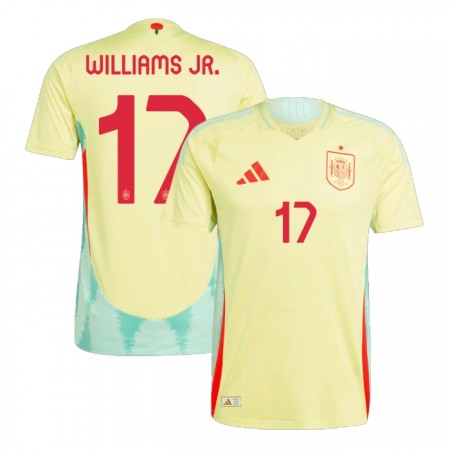 Camiseta de fútbol España Williams JR 17 2ª equipación Euro 2024 Camiseta de fútbol España Williams JR 17 2ª equipación Euro 2024